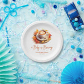 Assiettes En Carton Fall Autumn A Baby is Brewing Coffee Baby Shower  (Fête)