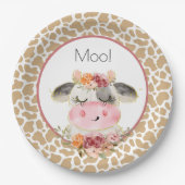 Assiettes En Carton Fall Barnyard Birthday Plate Oink Moo Cockadoodle (Devant)