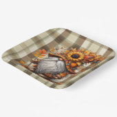 Assiettes En Carton Fall Gnome  (Angulaire)