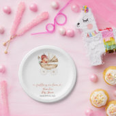 Assiettes En Carton Fall In Love Pumpkin Stroller Floral Baby Shower (Fête)