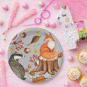 Assiettes En Carton Fall Leaves Badger & Fox (Fête)