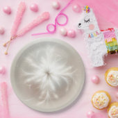 Assiettes En Carton Fancy Factal Snowflake (Fête)