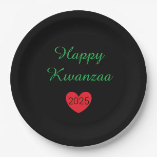 Assiettes En Carton Fancy Kwanzaa