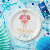Assiettes En Carton Fancy Llama Anniversaire (Fête)