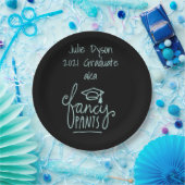 Assiettes En Carton Fancy Pants drôle Graduation personnalisée (Fête)