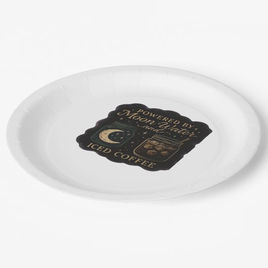 Assiettes En Carton Fantaisie Whimsigoth – Forêts Mystiques, Lunes & M (Angle)