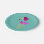 Assiettes En Carton Fantastique Flamingo (Angle)
