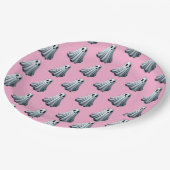 Assiettes En Carton fantôme de feuille de lit (Angle)