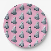 Assiettes En Carton fantôme de feuille de lit (Devant)