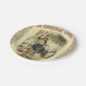 Assiettes En Carton Fantôme de Noël Présent Scrooge (Angle)