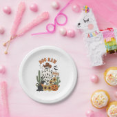 Assiettes En Carton Fantôme de vaches Occidental-Amusant Halloween (Fête)