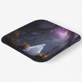 Assiettes En Carton Fantôme d'Halloween à coudre (Angulaire)