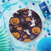 Assiettes En Carton Fantômes déplaisants Araignées Cobwebs Bats Hallow (Fête)