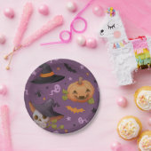 Assiettes En Carton Fantômes d'Halloween (Fête)