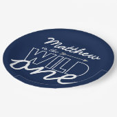 Assiettes En Carton Far Un Premier Anniversaire Plaques Papier (Angle)