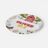 Assiettes En Carton Farm Birthday (Angle)