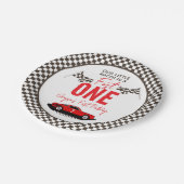 Assiettes En Carton Fast One Race Car Boy 1ère fête d'anniversaire (Angle)
