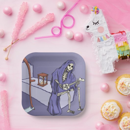 Assiettes En Carton Faucheuse (Fête)