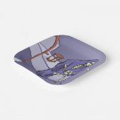 Assiettes En Carton Faucheuse (Angulaire)