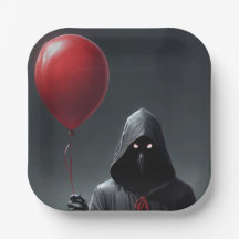 Faucheuse Grim et ballon rouge