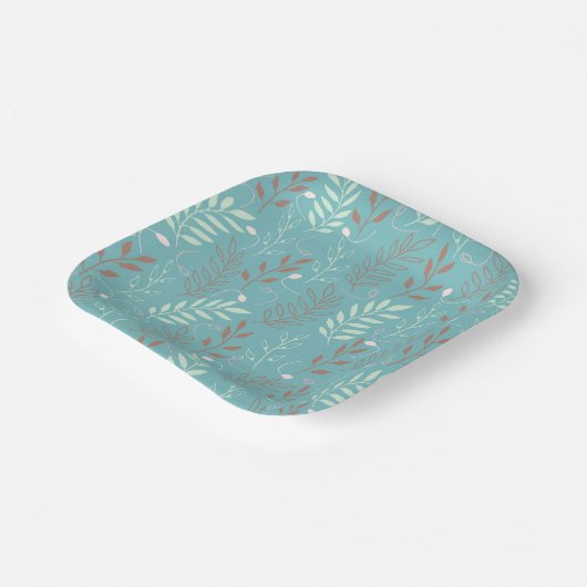 Assiettes En Carton Faune (Angulaire)