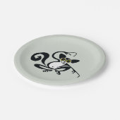 Assiettes En Carton Faune - Cool Aye-aye - Joyeux anniversaire - (Angle)