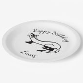 Assiettes En Carton Faune - FERRET à pieds noirs -Joyeux anniversaire- (Angle)