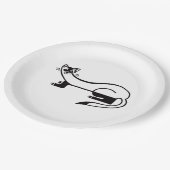 Assiettes En Carton Faune - FERRET à pieds noirs - Nature - Fête (Angle)