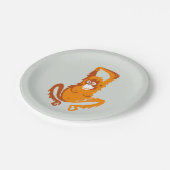 Assiettes En Carton Faune - ORANGUTAN - Animaux en voie de disparition (Angle)