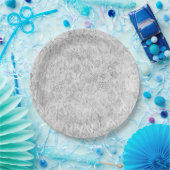 Assiettes En Carton Faux anciennes plaques en dentelle blanche (Fête)