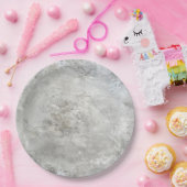 Assiettes En Carton Faux Concret (Fête)