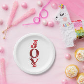 Assiettes En Carton Faux-foiled Joyeux Noël (Fête)