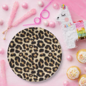 Assiettes En Carton Faux Leopard Fur (Fête)