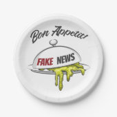 Assiettes En Carton Faux News (Devant)