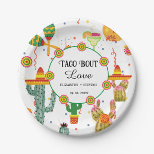 Assiettes En Carton Faveur de mariage Mexican Taco Bout Love