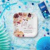 Assiettes En Carton Faye Bourgogne Tombe Amoureux Fête des mariées Aut (Fête)