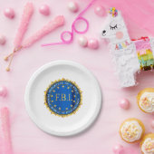 Assiettes En Carton FBI Spoof Seal (Fête)