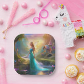 Assiettes En Carton Fée (Fête)