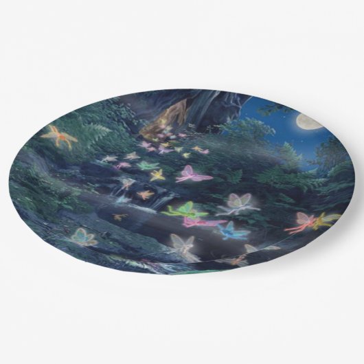 Assiettes En Carton fée (Angle)