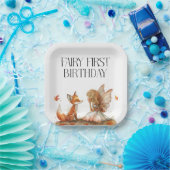 Assiettes En Carton Fée d'automne premier Merci d'anniversaire avec re (Fête)