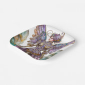 Assiettes En Carton Fée de prune de sucre bijoux (Angulaire)