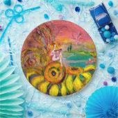 Assiettes En Carton FÉE DES TOURNE-SOLS  Fantaisie (Fête)