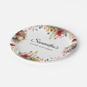 Assiettes En Carton Fée enchantée Jardin Fille fête d'anniversaire (Angle)