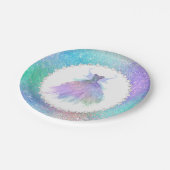 Assiettes En Carton Fée Ethereal | Rainbow Ombre Pastel Sheen (Angle)