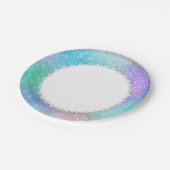 Assiettes En Carton Fée Ethereal | Rainbow Ombre Pastel Sheen (Angle)