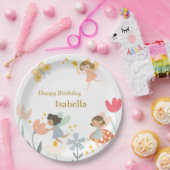 Assiettes En Carton Fées magiques (Fête)