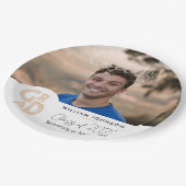 Assiettes En Carton Félicats Classe de fin d'année 2023 (Angle)