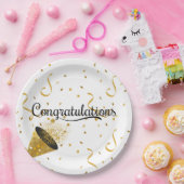 Assiettes En Carton Félicitations (Fête)