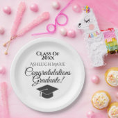 Assiettes En Carton Félicitations à la fête des diplômés (Fête)