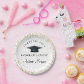 Assiettes En Carton Félicitations à l'or Confetti (Fête)